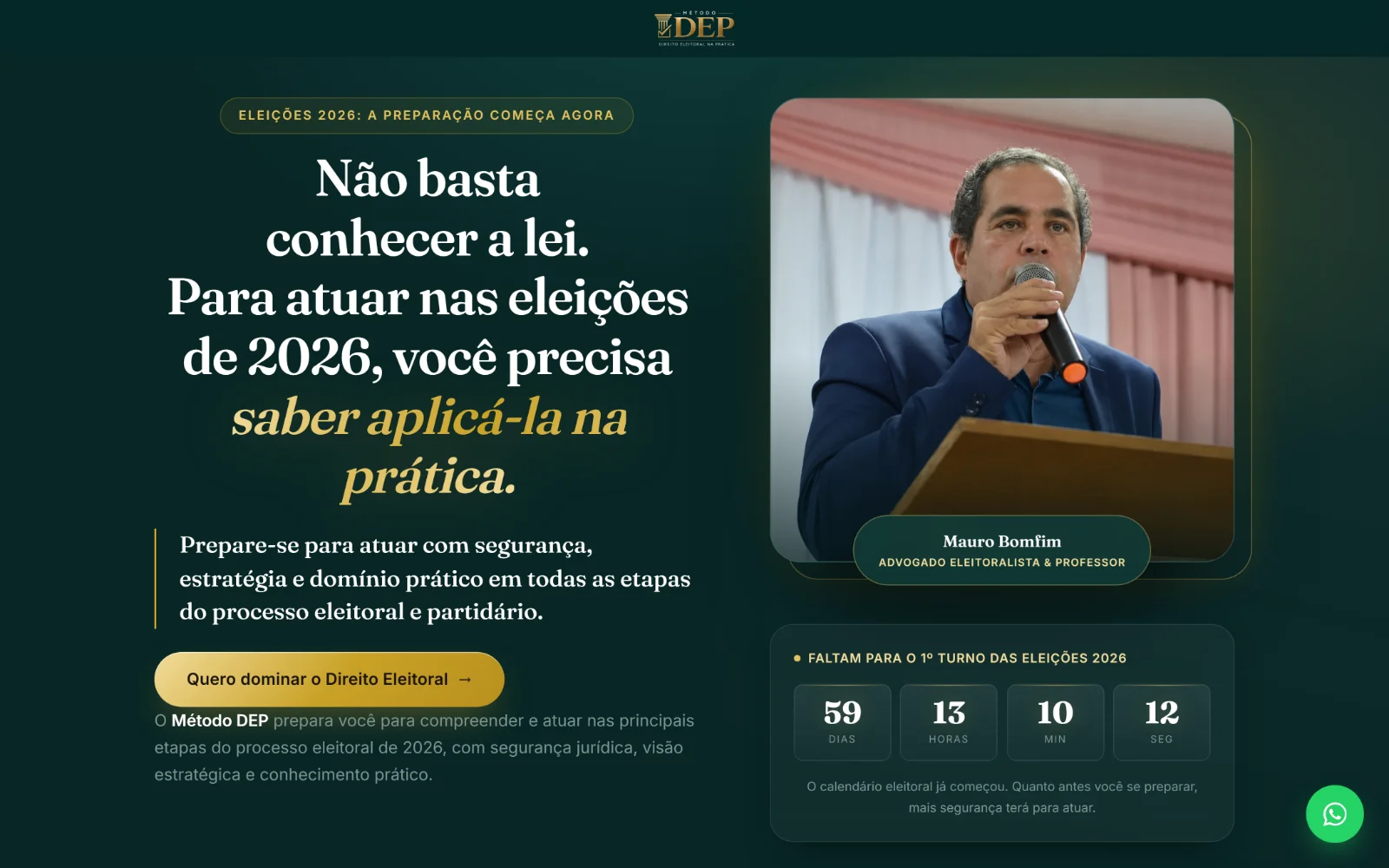 Método DEP — Prof. Mauro Bomfim